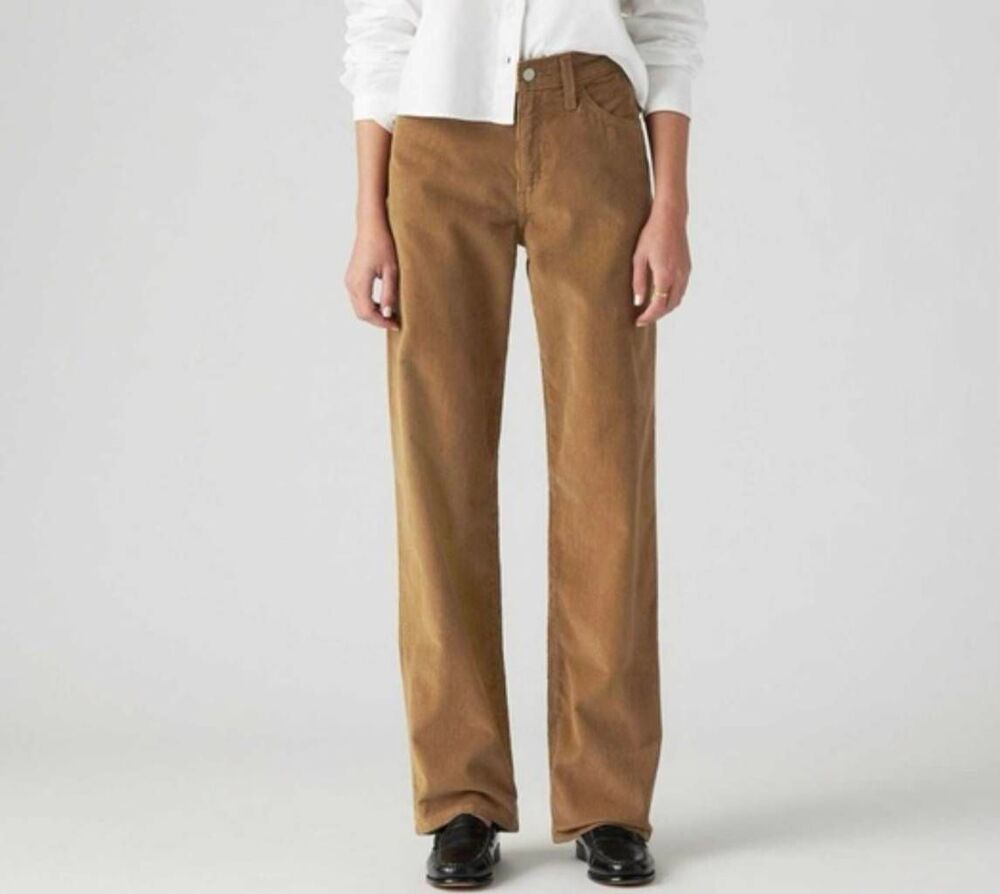 Levi's '94 Baggy Corduroy Pants Golden Brown 31 Streetwear Trendy Fall Gorpcore